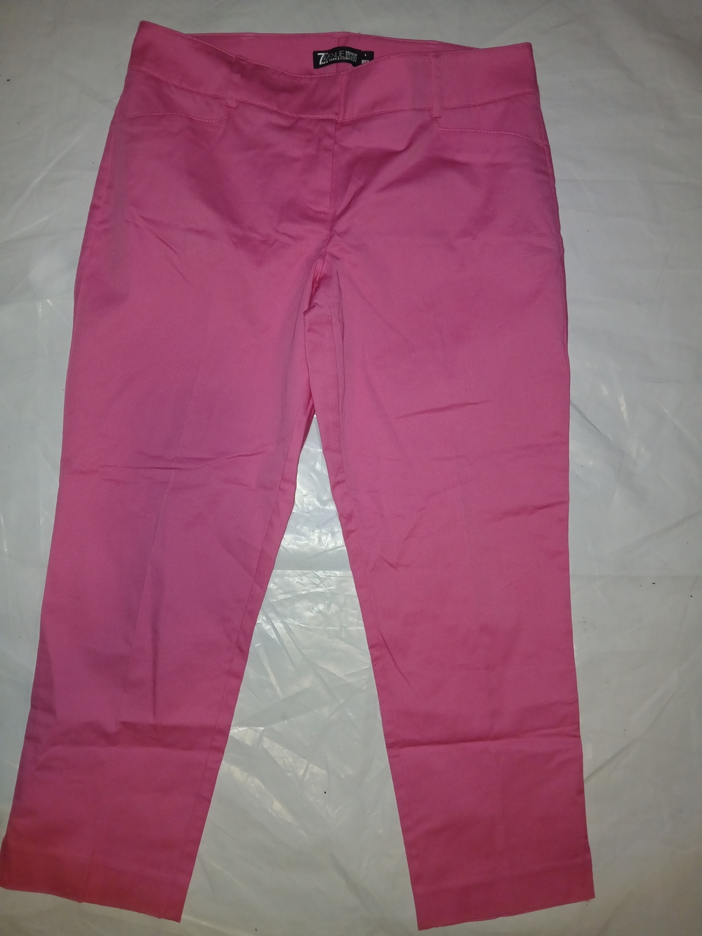 7th Avenue Design Studio Pink Ankle Pants | Size 4 | Tailored Slim Fit